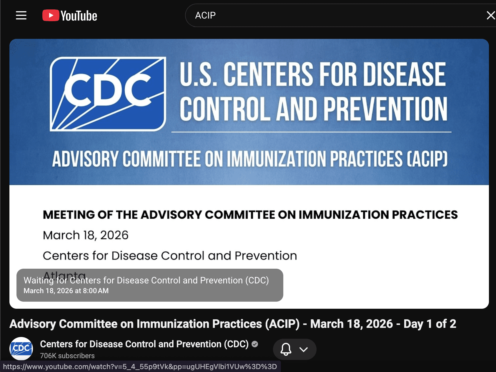 Acip Process ACIP Meeting Status Unclear Following Federal Court Decision